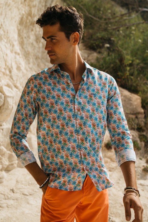 camisas estampadas para hombre